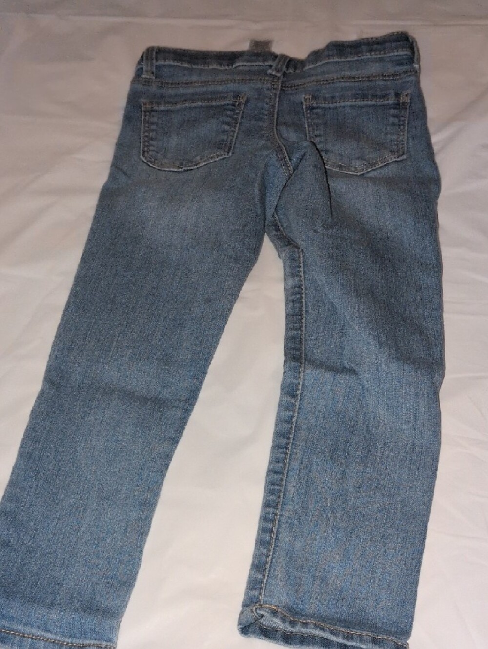 OshKosh B'gosh Medium Blue Denim Super Skinny Jeans with Gold Stitching - Picture 2 of 5